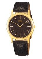 Horlogeband Seiko V700-8A10 / SJB018P1 Leder Zwart 18mm